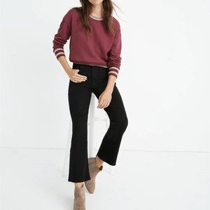 Madewell Tall Cali Demi-Boot Jeans in Black Frost TENCEL Denim Edition